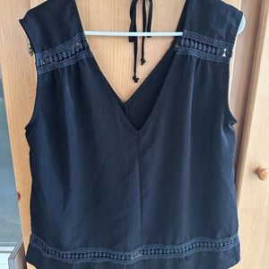 Elegant Black Sleeveless Top